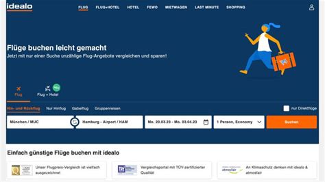 idealo.de flüge|Die besten Flugsuchmaschinen Deutschland